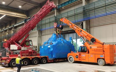 TRANSPORT VON PRODUKTIONSLINIEN