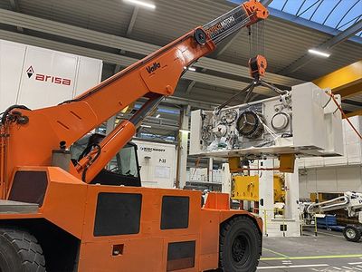 Installation of the Arisa Mechanical Press in Mielec