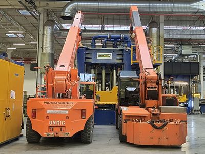 Umsiedlung einer Hydraulikpresse in Wrocław