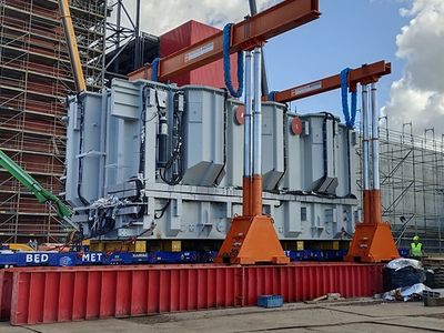 Verlagerung von Transformatoren in der Woiwodschaft Westpommern